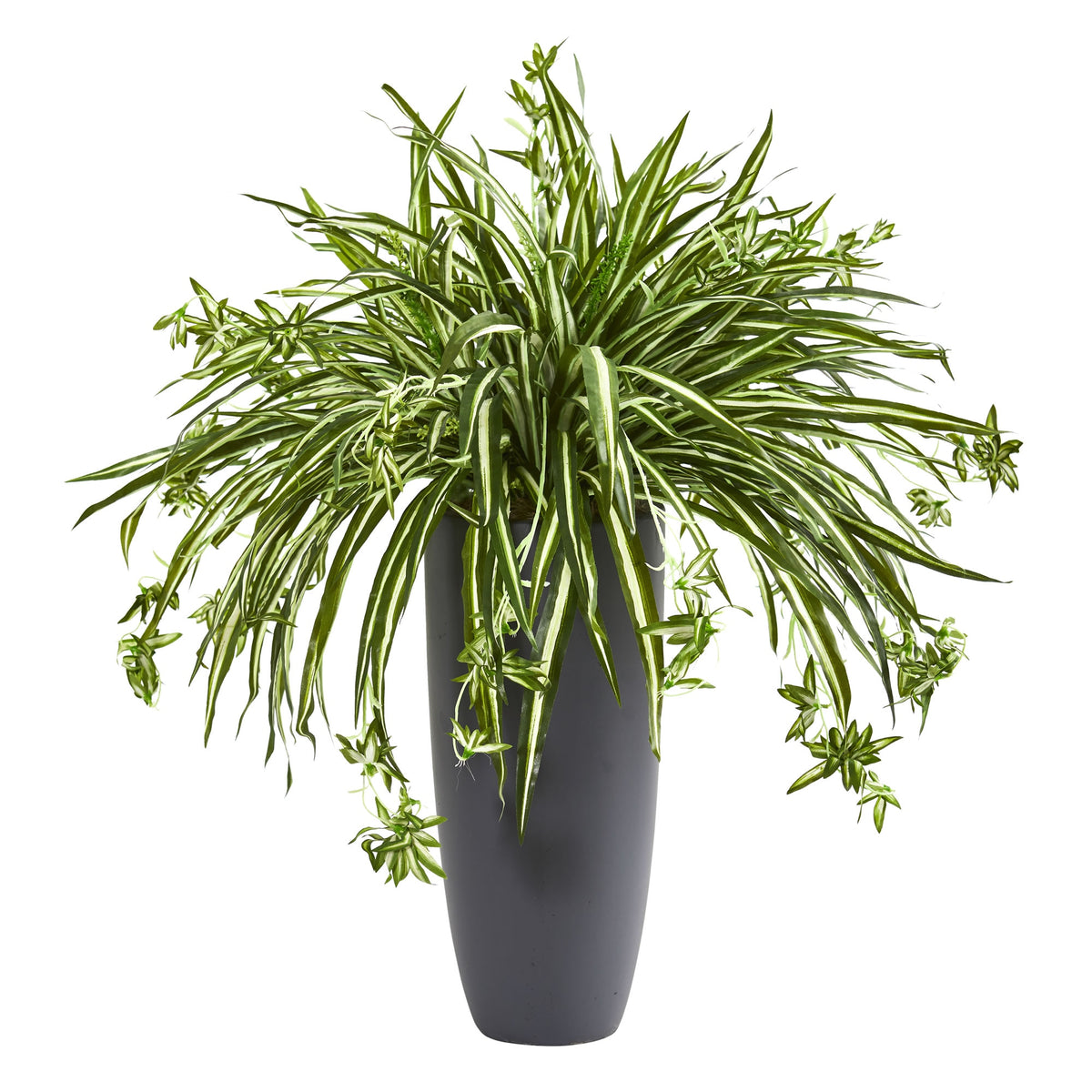 33'' Spider Artificial Plant in Cylinder Planter by Nearly Natural