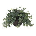 18" Puff Ivy w/Vase by Nearly Natural in Green