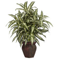 Aglaonema w/Decorative Vase by Nearly Natural in Green