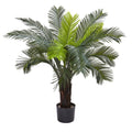 3' Cycas Tree w/15Lvs UV Resistant (Indoor/Outdoor) by Nearly Natural