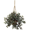 20" Wandering Jew Hanging Basket by Nearly Natural