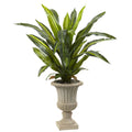 5' Dracaena Plant with Urn (Real Touch) by Nearly Natural