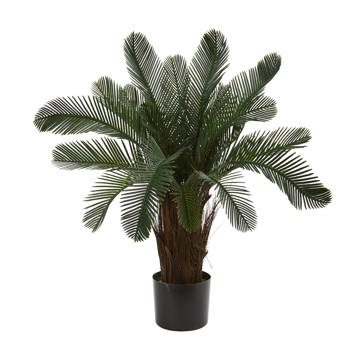 2' Cycas Tree UV Resistant (Indoor/Outdoor) by Nearly Natural