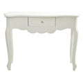 45.5'' Vintage White Desk with Drawer by Nearly Natural