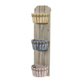 35" Triple Wall Planter by Nearly Natural