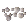3' x 2' Galvanized Textured Plates Antique Wall Art by Nearly Natural