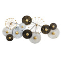 3.5' x 2' Urban Layered Metal Wall Art Decor by Nearly Natural