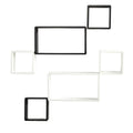 15" Modern Wall Art Decor Floating Shelves (Set of 6) by Nearly Natural