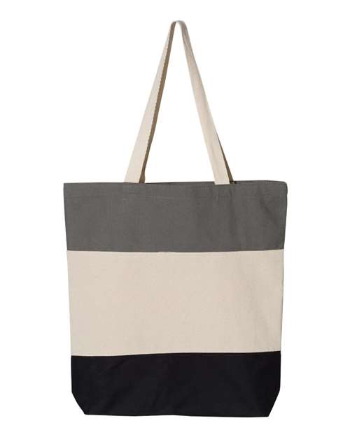 Q-Tees 49095 en negro/Natural/Gris claro (Black/ Natural/ Light Grey)