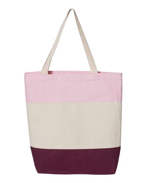 Q-Tees 49095 en Granate/Natural/Rosa claro (Maroon/ Natural/ Light Pink)