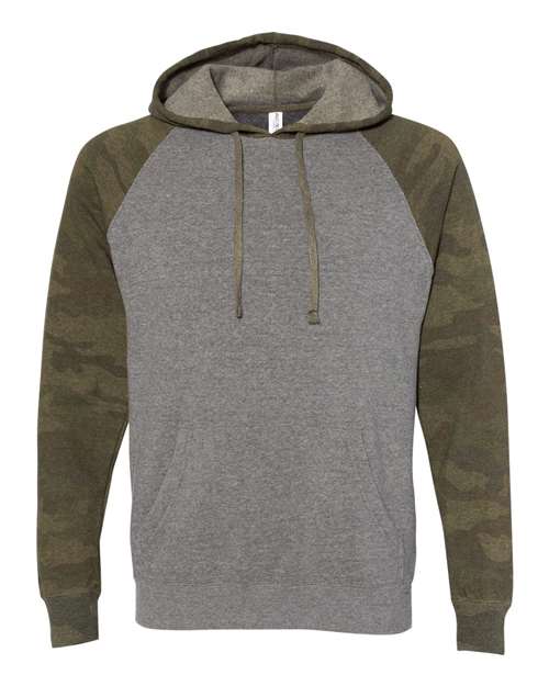 Independent Trading Co. 83376 in Nickel Heather/ Forest Camo