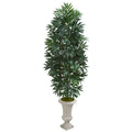 5.5' Bamboo Palm Artificial Plant in Urn by Nearly Natural