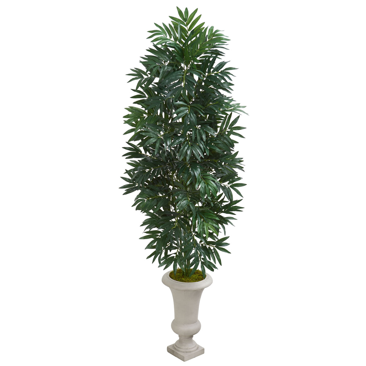 5.5' Bamboo Palm Artificial Plant in Urn by Nearly Natural