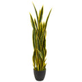 4' Sansevieria Artificial Plant by Nearly Natural