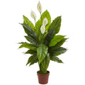 42" Spathiphyllum Artificial Plant (Real Touch) by Nearly Natural