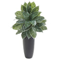 37" Aglonema Artificial Plant in Planter (Real Touch) by Nearly Natural