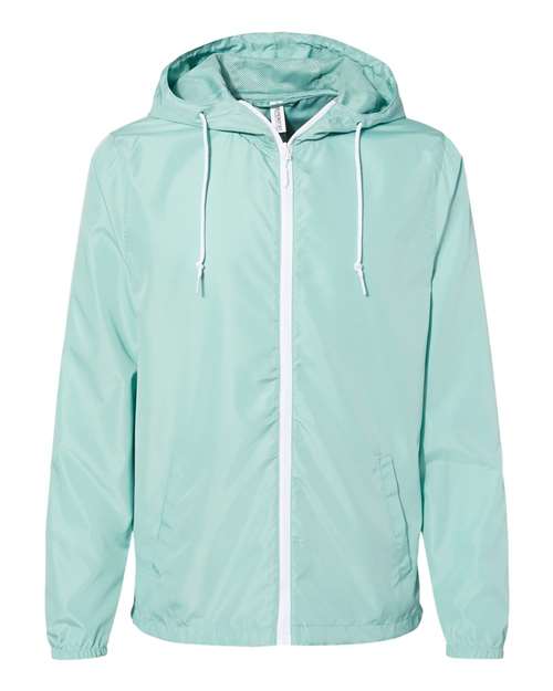 Independent Trading Co. 21876 in Aqua/ White Zipper