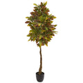 5' Croton Artificial Tree by Nearly Natural