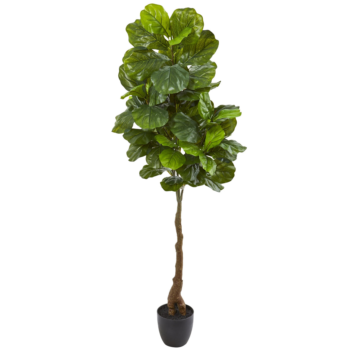 64" Fiddle Leaf Artificial Tree (Real Touch) by Nearly Natural