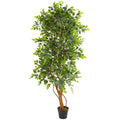 6' Elegant Ficus Artificial Tree by Nearly Natural