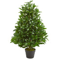 3' Bay Leaf Artificial Tree UV Resistant (Indoor/Outdoor) by Nearly Natural