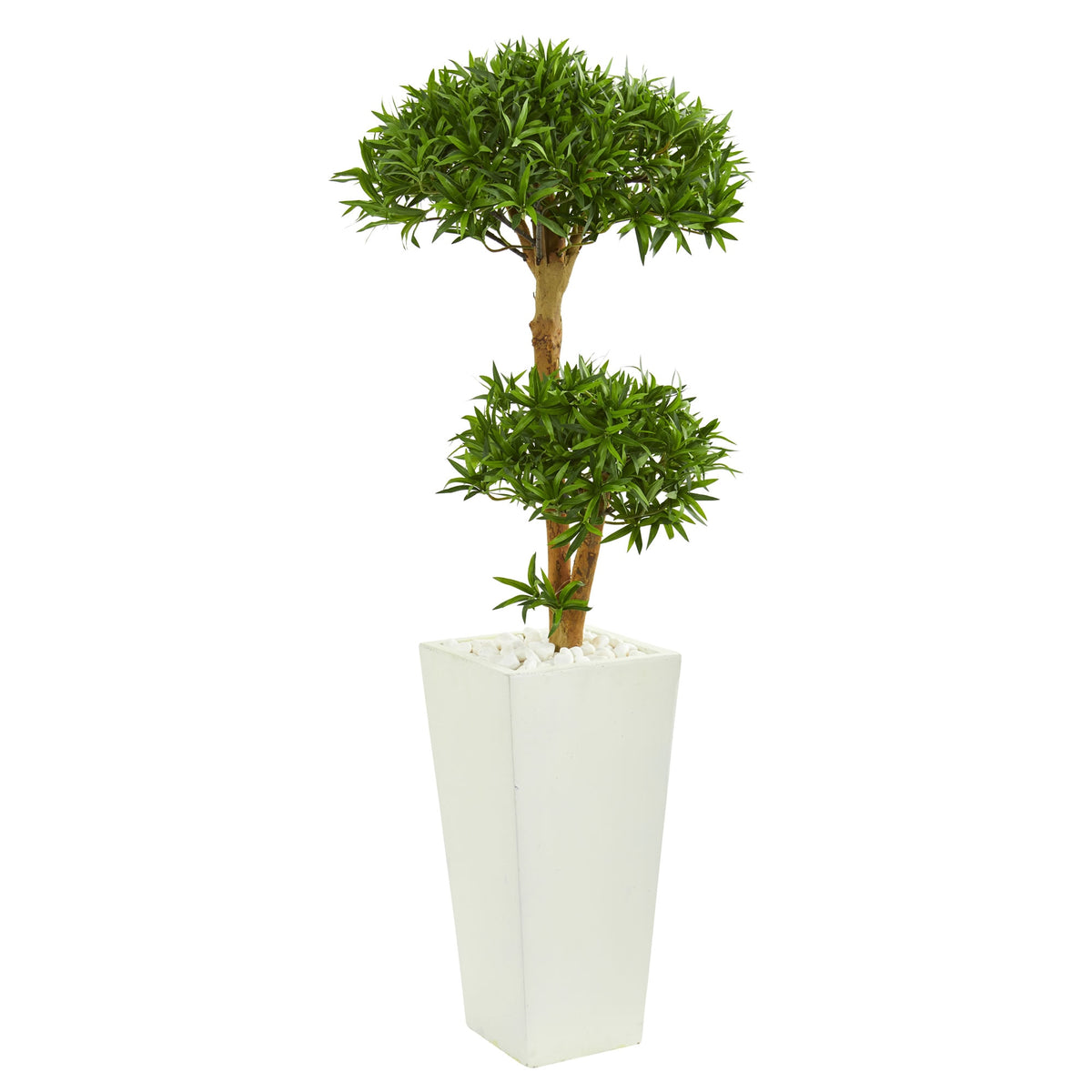 50" Bonsai Styled Podocarpus Artificial Tree in Planter by Nearly Natural