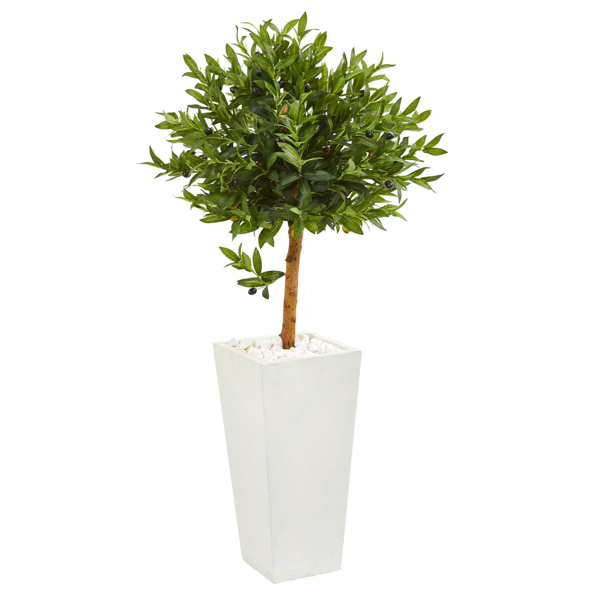 4' Olive Artificial Tree in Planter UV (Indoor/Outdoor) by Nearly Natural