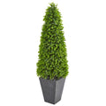 57" Eucalyptus Artificial Tree in Planter (Indoor/Outdoor) by Nearly Natural