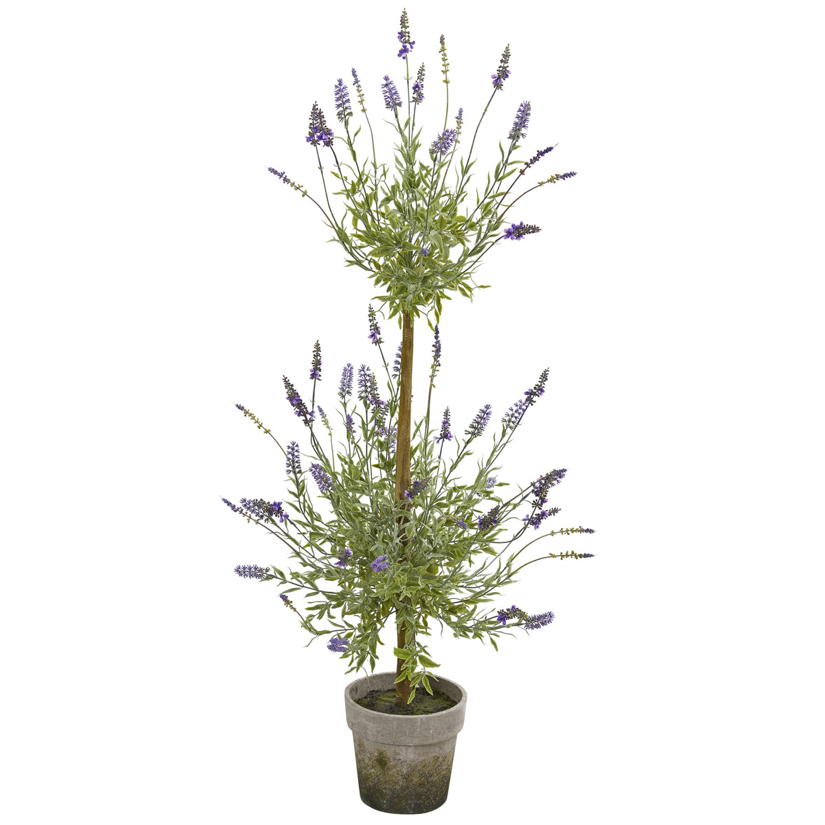 34" Lavander Topiary Artificial Tree by Nearly Natural