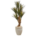 50" Yucca Tree in Planter UV Resistant (Indoor/Outdoor) by Nearly Natural