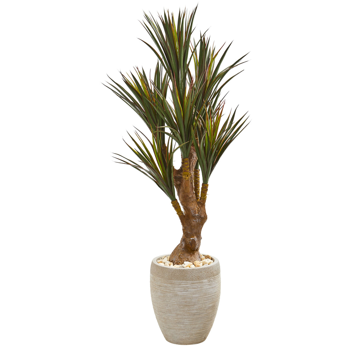 50" Yucca Tree in Planter UV Resistant (Indoor/Outdoor) by Nearly Natural