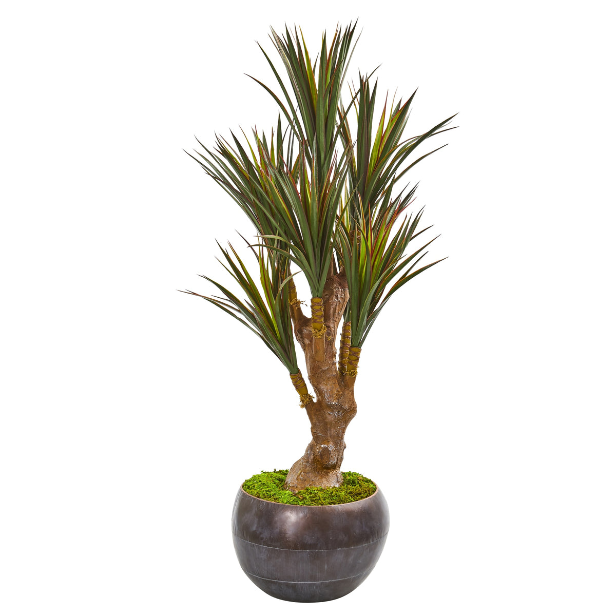 47" Yucca Tree in Planter UV Resistant (Indoor/Outdoor) by Nearly Natural