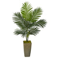50" Kentia Artificial Palm Tree in Green Planter by Nearly Natural
