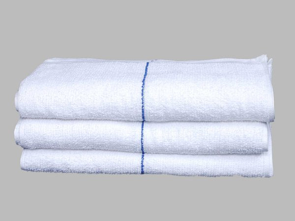 HR Cotton BM2030BSR blue center stripe ribbed bar mop