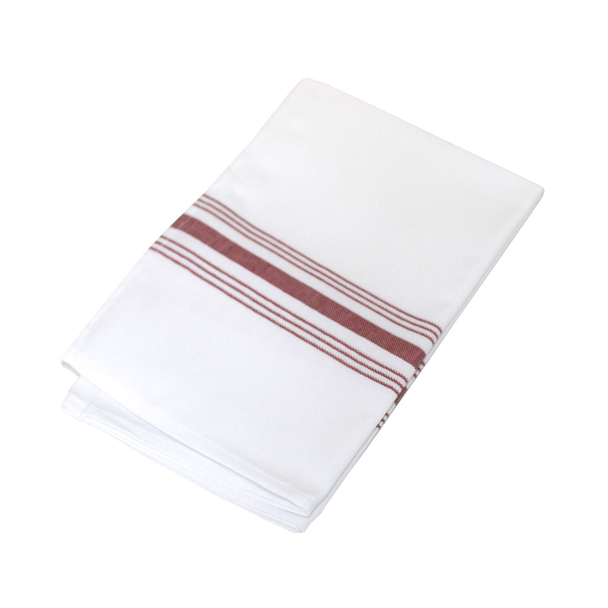 Representative example; sold item: 18X22 SPUN POLY NAPKIN - GREY WITH WHITE STRIPE