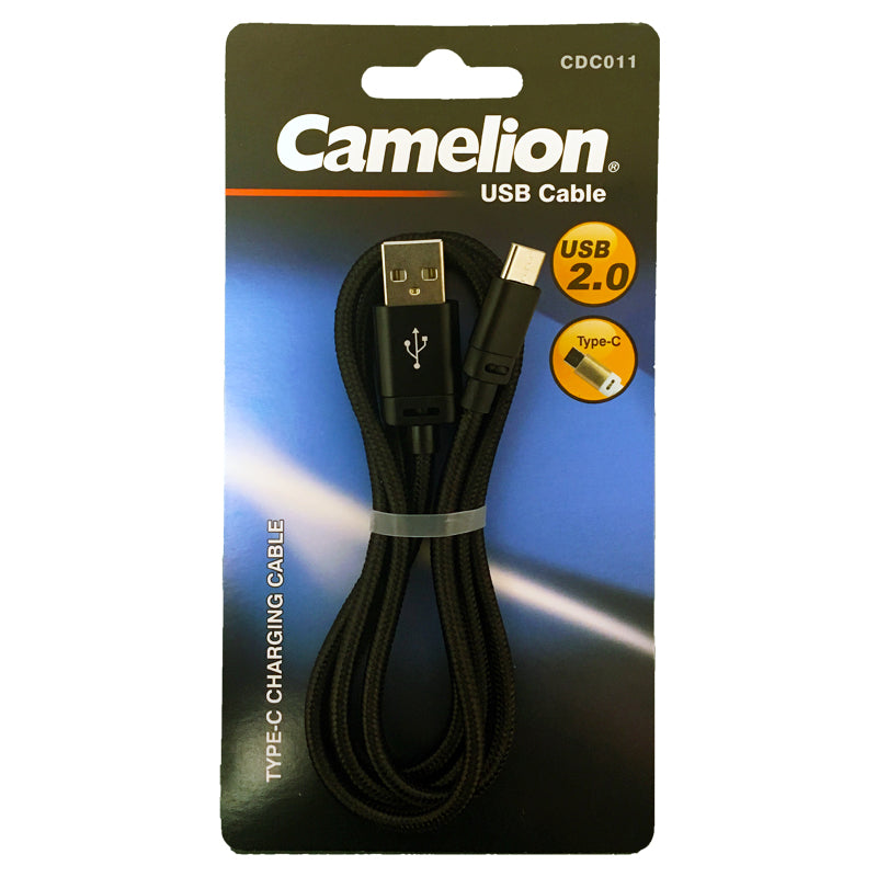 Camelion Nylon 3 ft. Type-C USB Charging Cord
