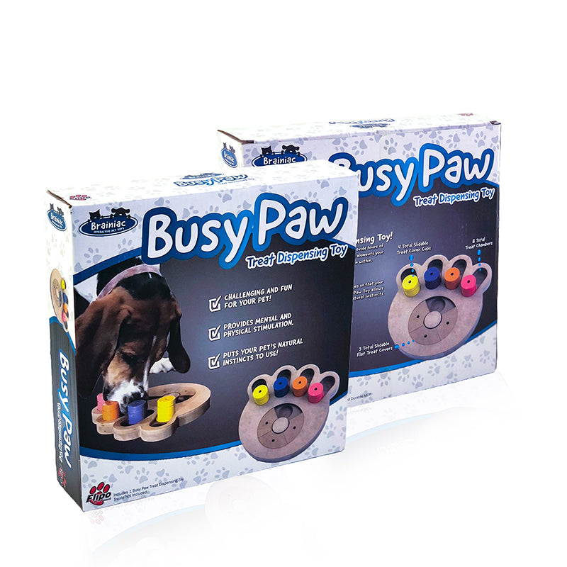 Brainiac Busy Paw™ Interactive Pet Toy