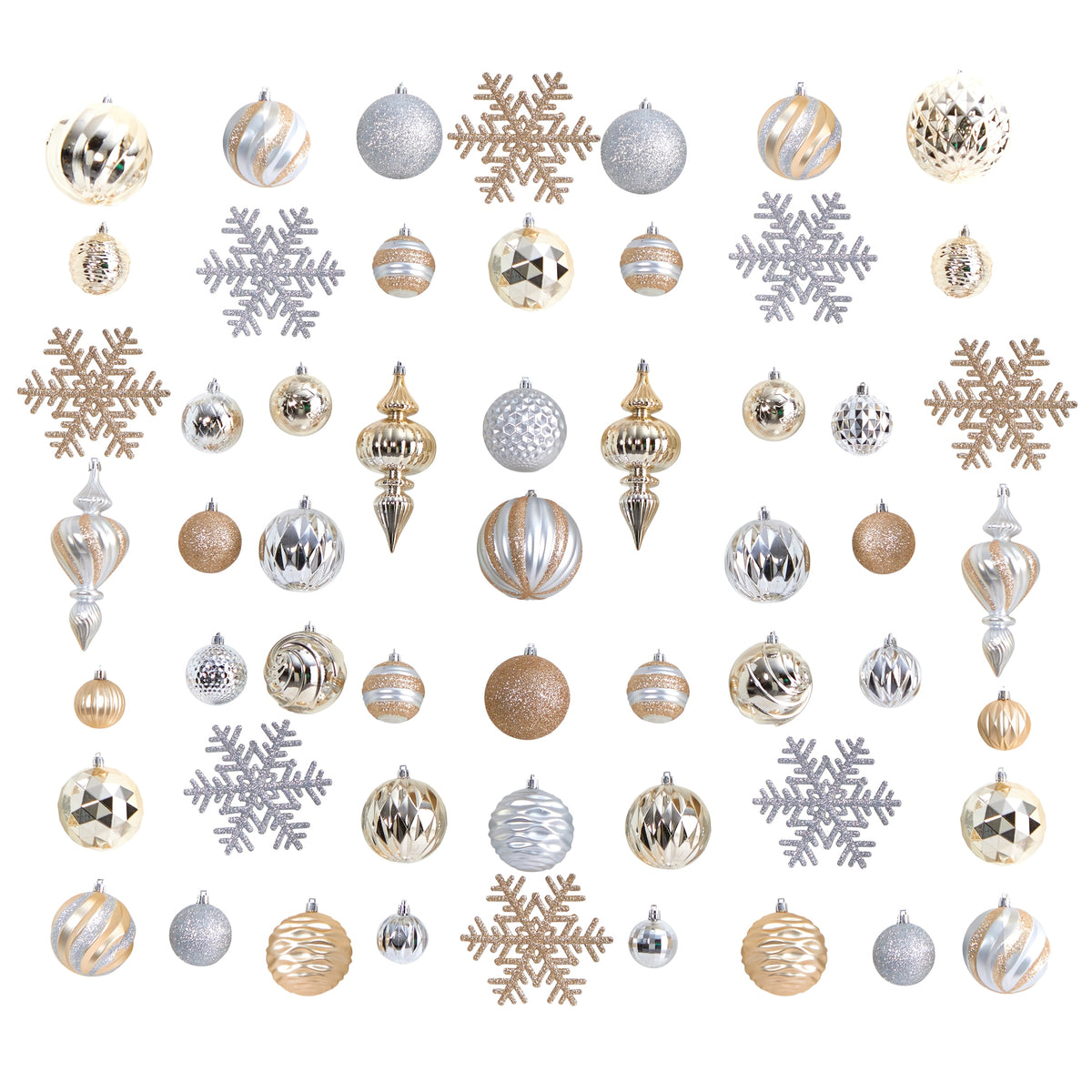 81 pcs Shatterproof Ornament Set by Nearly Natural