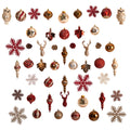 52 pcs Shatterproof Ornament Pack by Nearly Natural