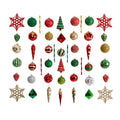 70 pcs Shatterproof Ornament Pack by Nearly Natural