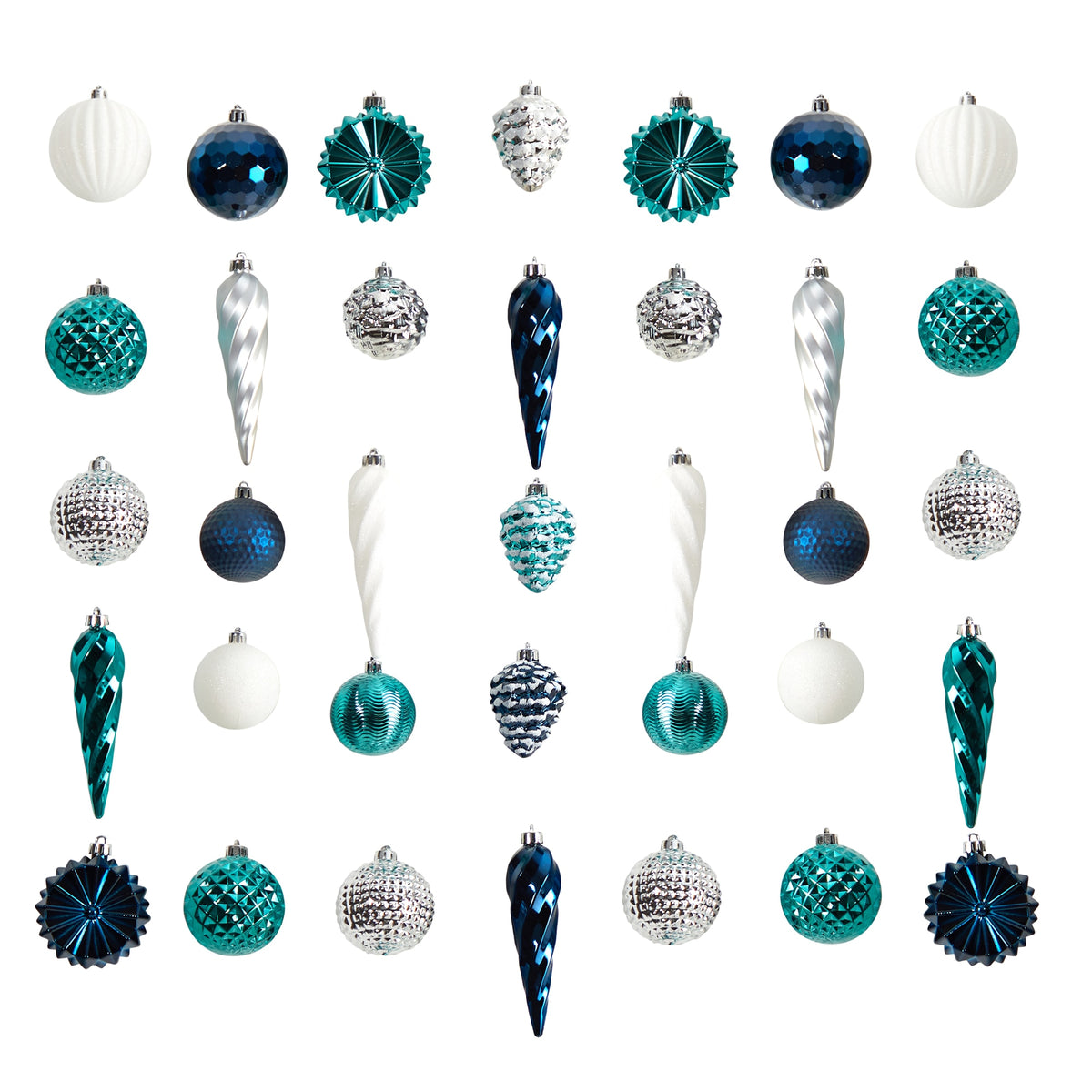 39 pcs Shatterproof Ornament Set by Nearly Natural