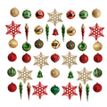 50 pcs Shatterproof Ornament Set by Nearly Natural