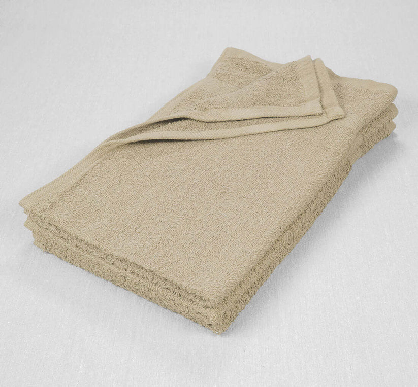 16X27 3.00LBS TAN SINGLE CAM HAND TOWEL [12 DOZ/BOX]