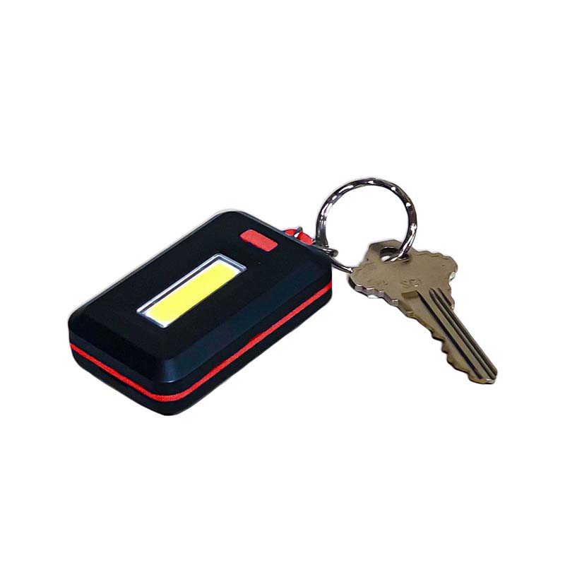 Micron Keyring Flashlight With COB LED Light - 12 PC Display