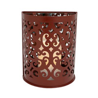 Etched Montrose Sconce with Flameless Candle