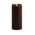 Solare 3D Virtual Flame Candles with Color-Hue Technology | Chocolate & Cranberry