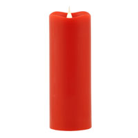 Solare 3D Virtual Flame Candles with Color-Hue Technology | Chocolate & Cranberry