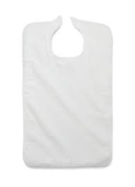20X36 4.50LBS WHITE TERRY EZ TIE BIB