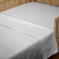 Representative example; sold item: 39X80X9 T180 55/45 BLENDED WHITE FITTED SHEET