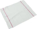 Representative example; sold item: 15X26 24OZ SIDE BURGUNDY STRIPE HERRINGBONE KITCHEN TOWEL